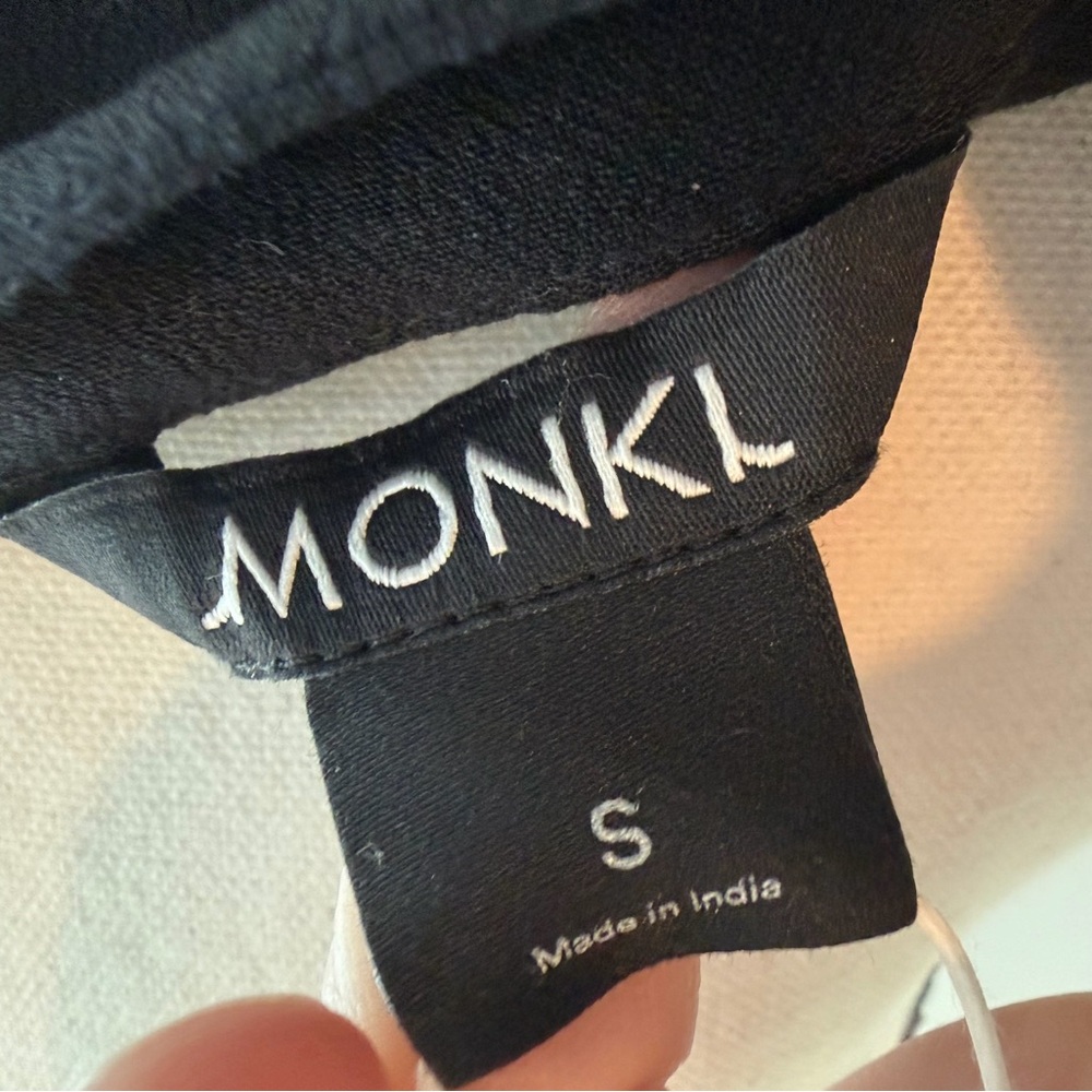 Elegant Monkl Black Button-Down Dress S - Picture 4 of 9